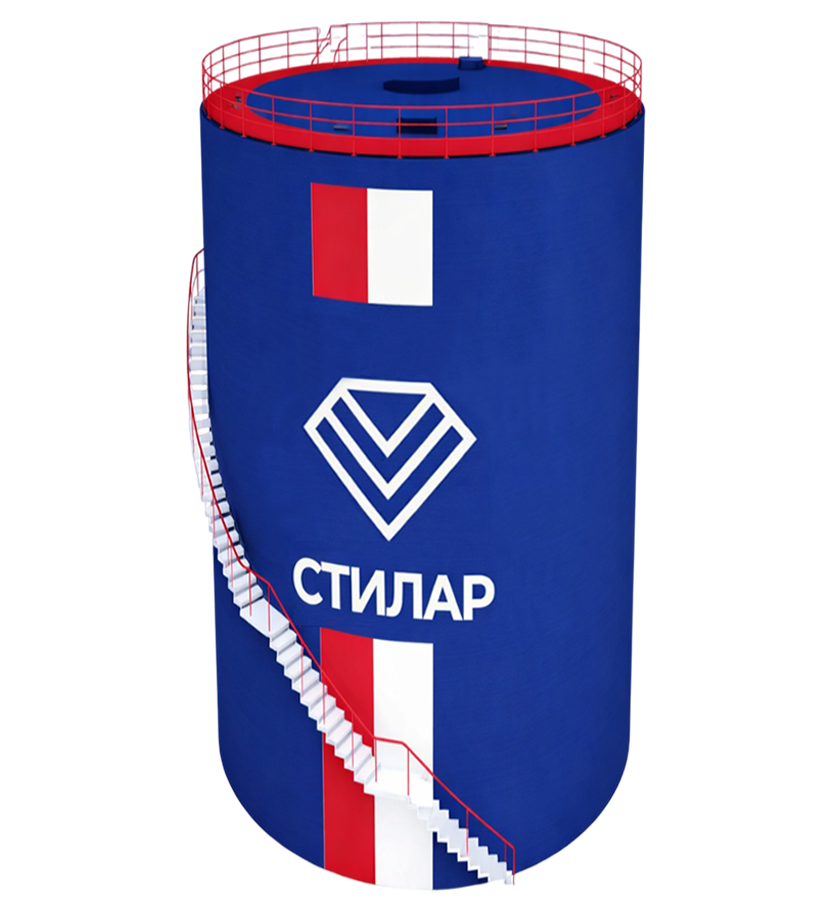 Цельносварной резервуар РВС для спирта 5 м³ от завода-производителя